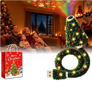 Projecteur de Noël Magique – 6 Scènes Féeriques Beauty