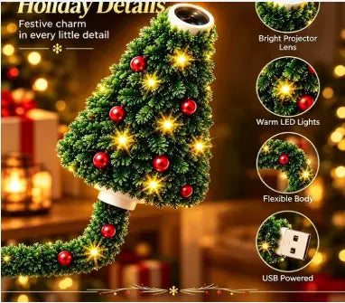 Projecteur de Noël Magique – 6 Scènes Féeriques Beauty
