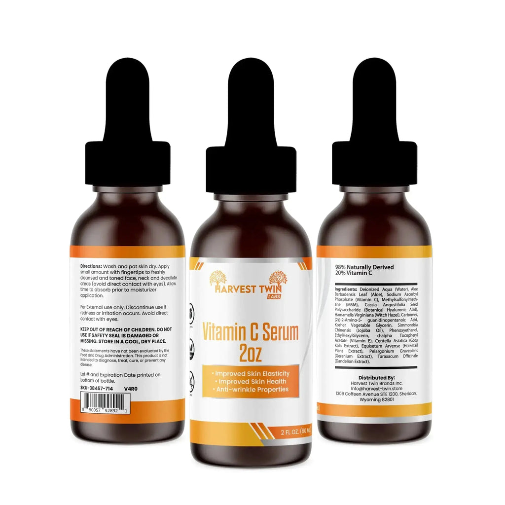 Vitamin C Serum 2oz anti-aging for skin health - Beauty