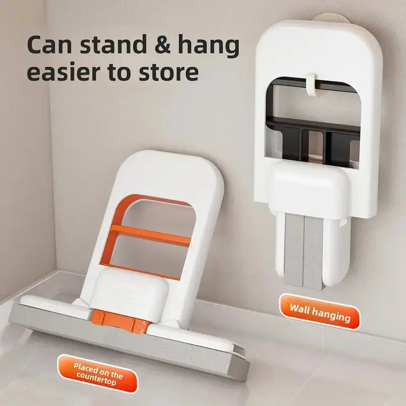 Mini vadrouille multifonctionnelle rétractable, humide et sec, pour cuisine, salle de bain, voiture, plastique Durable, compacte et outil de nettoyage domestique Beauty