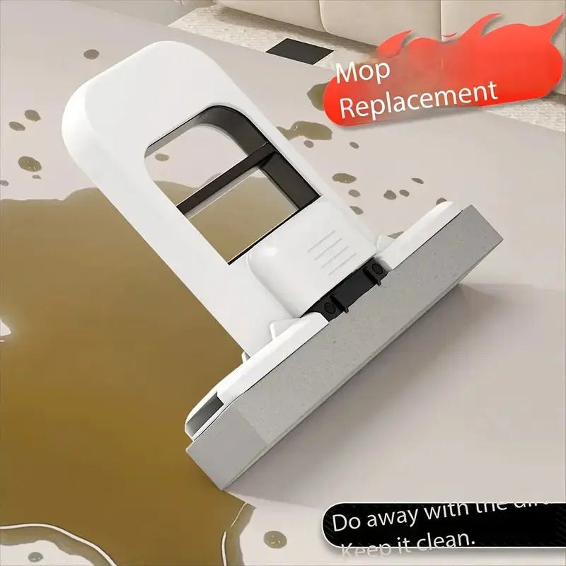 Mini vadrouille multifonctionnelle rétractable, humide et sec, pour cuisine, salle de bain, voiture, plastique Durable, compacte et outil de nettoyage domestique Beauty